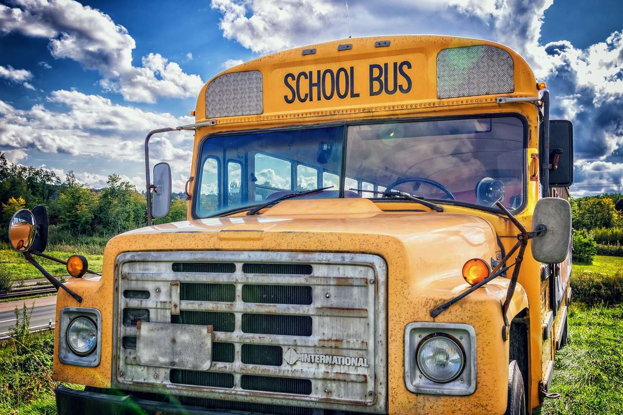 Školní autobus online puzzle