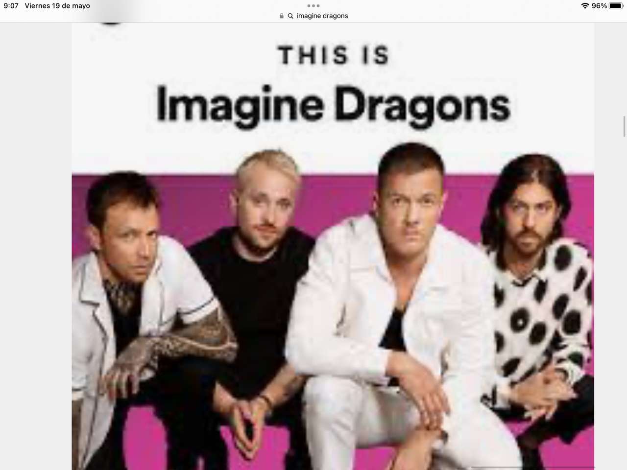 Imagine Dragons jigsaw puzzle online