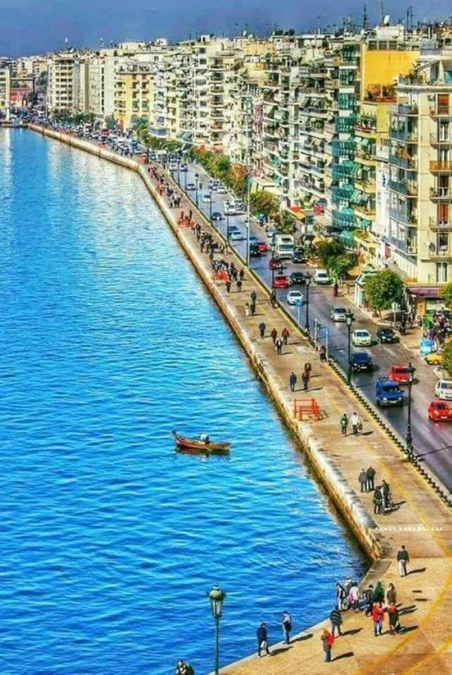 o litoral de Thessaloniki quebra-cabeças online