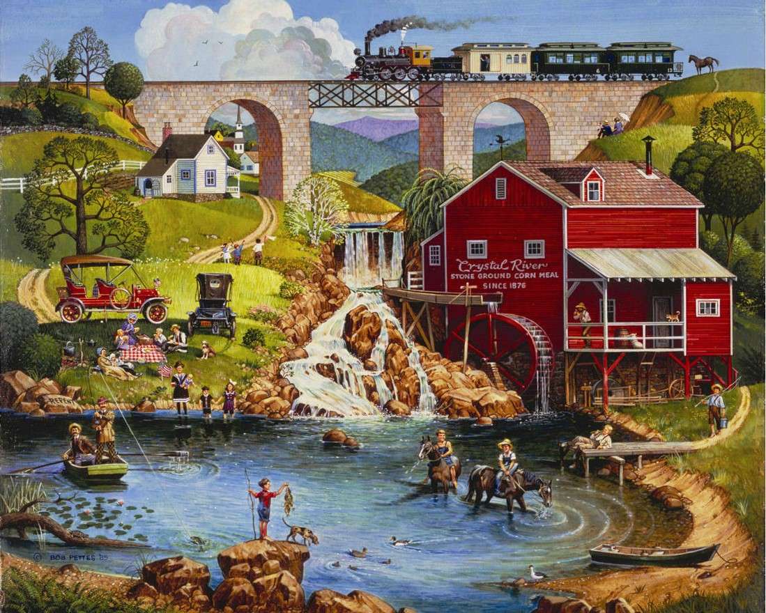 Rest at the mill jigsaw puzzle online