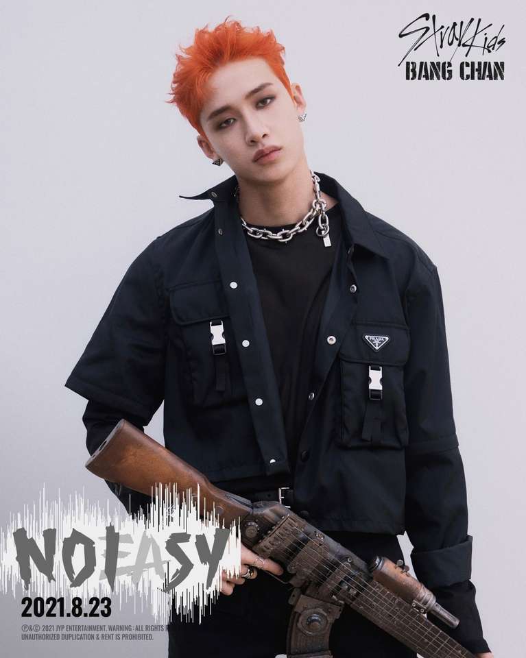 Stray Kids „NOEASY” - Imagini teaser Bang Chan jigsaw puzzle online