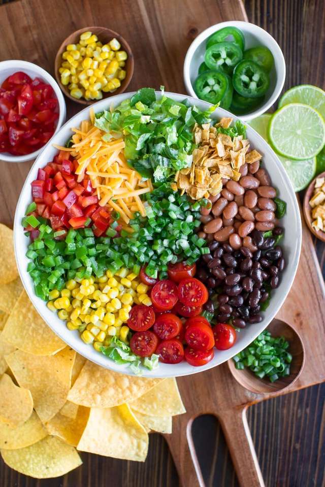 Salată de taco vegană puzzle online
