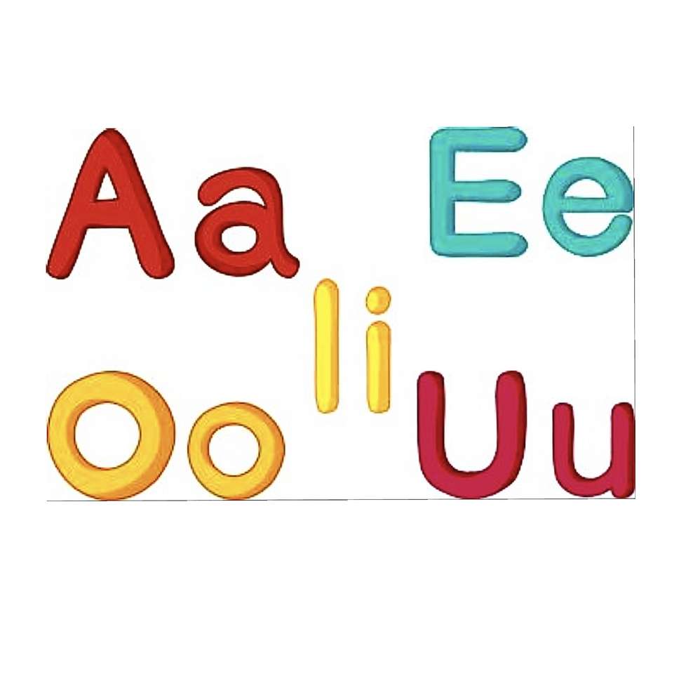 The vowels jigsaw puzzle online