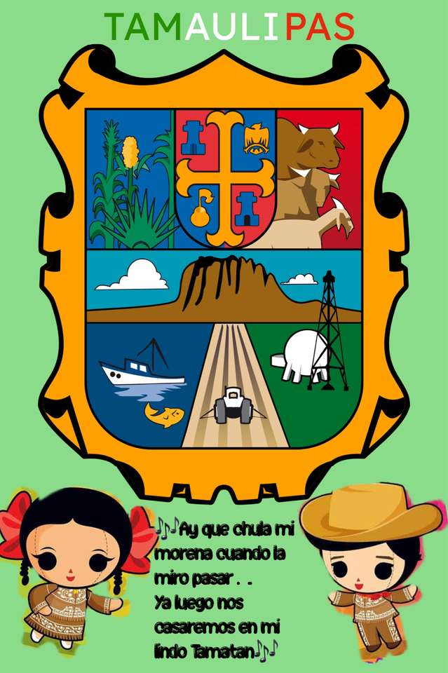 Escudo de Tamaulipas rompecabezas en línea