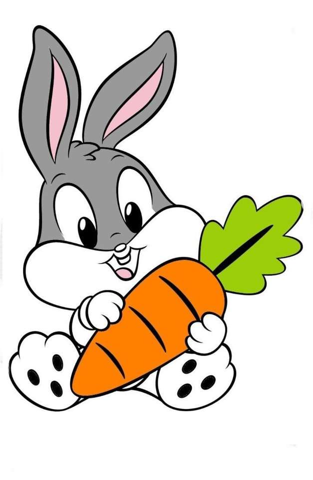 Bunny with carrots jigsaw puzzle online