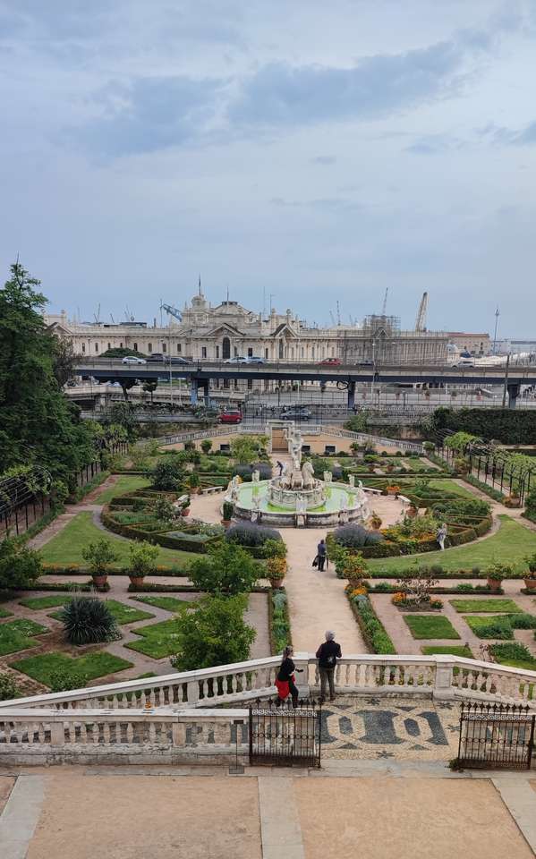 Γένοβα: vista da Palazzo del Principe online παζλ