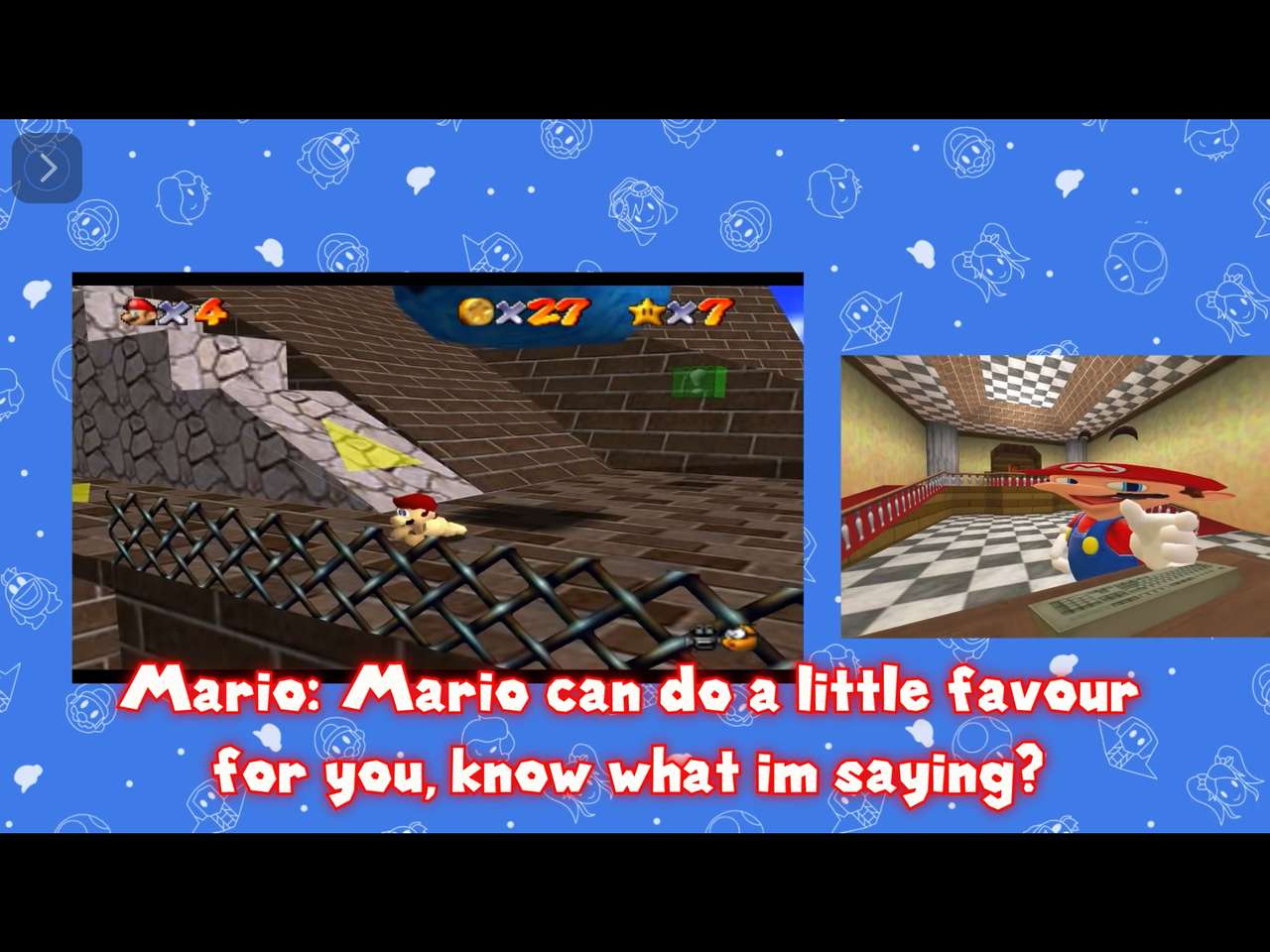Марио голый пазл онлайн