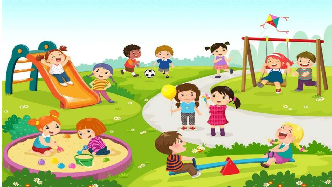 dětské hřiště online puzzle