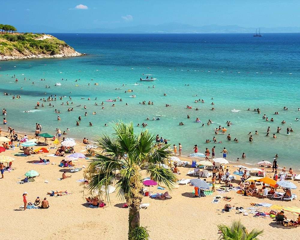 Пясъчен плаж в Турция онлайн пъзел