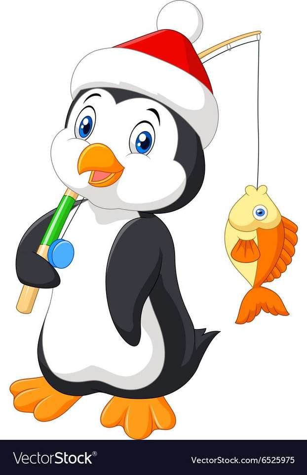 ペンギンと魚 ジグソーパズルオンライン
