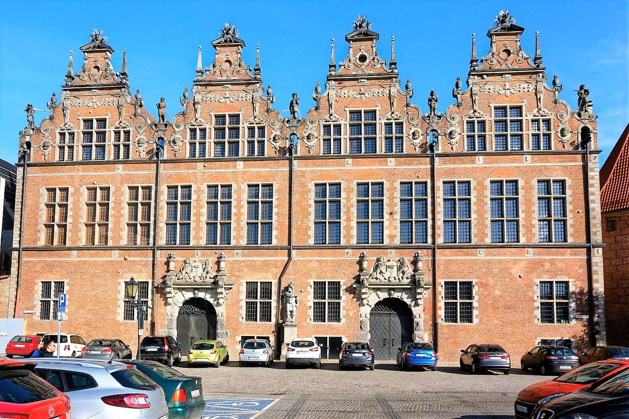 Edificios históricos en Gdansk en Polonia rompecabezas en línea