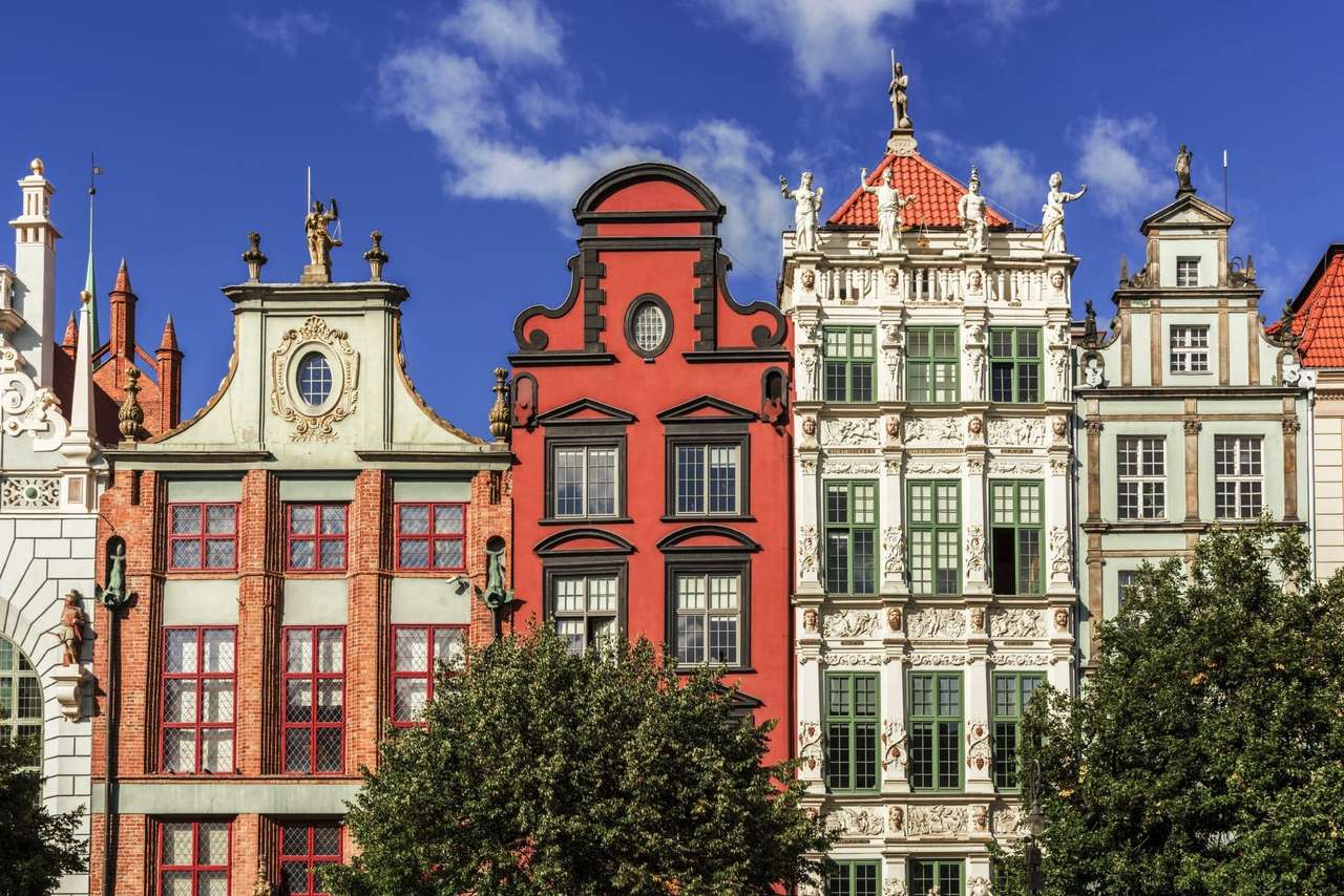 Staré město v Gdaňsku v Polsku online puzzle