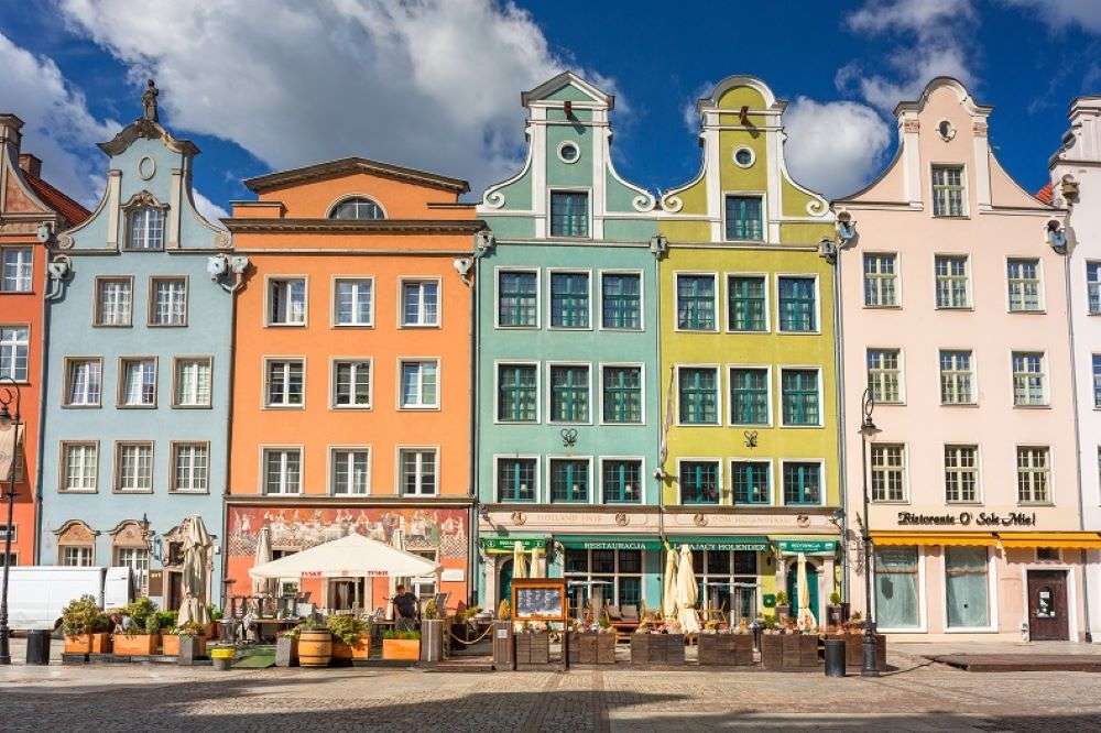 Altstadt in Danzig in Polen Puzzlespiel online
