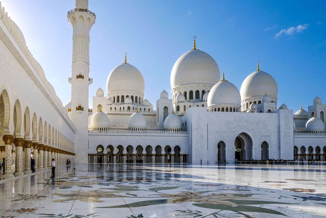 Голямата джамия Шейх Зайед - Абу Даби онлайн пъзел