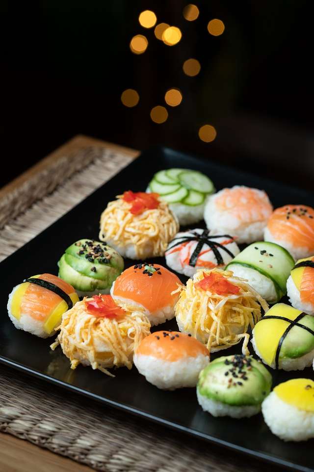 bolas de sushi puzzle online