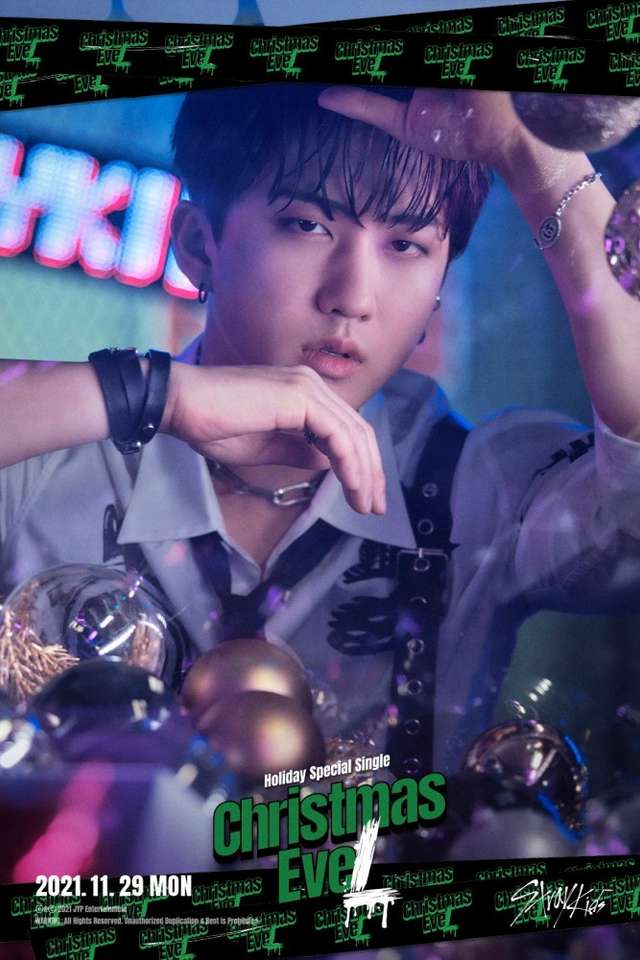 Stray Kids „Christmas Evel” Concept Photo Changbin jigsaw puzzle online
