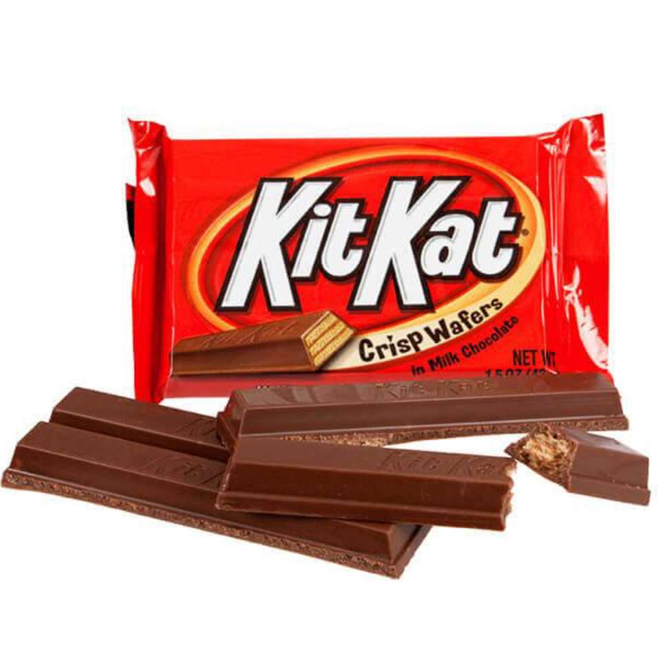 Bomboane de ciocolata Kit Kat puzzle online