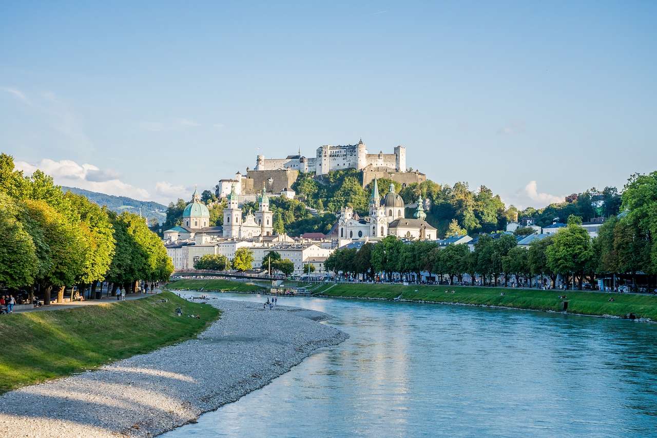 Salzburg, történelmi központ online puzzle