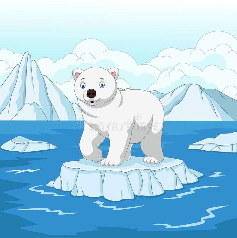 Ein Bär auf einer Eisscholle Online-Puzzle