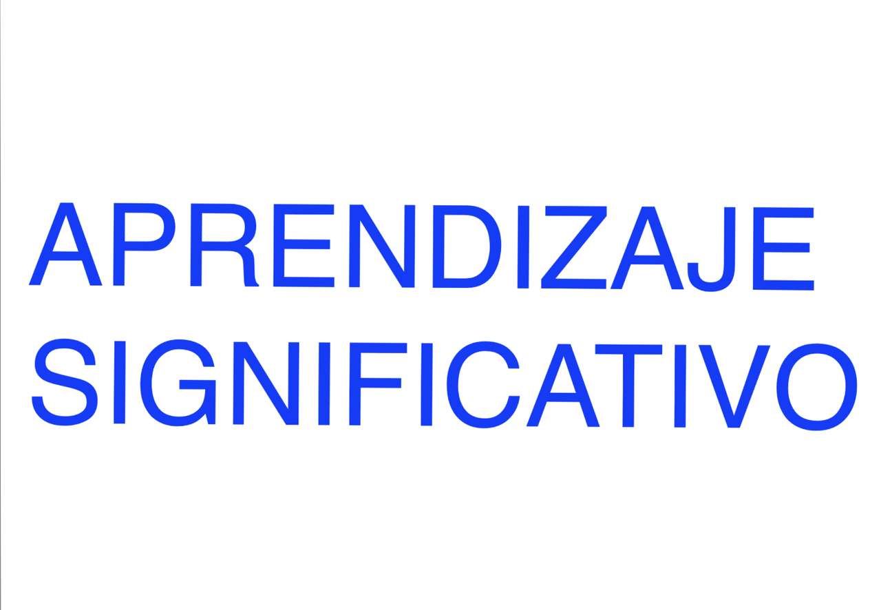 Aprendizagem significativa puzzle online