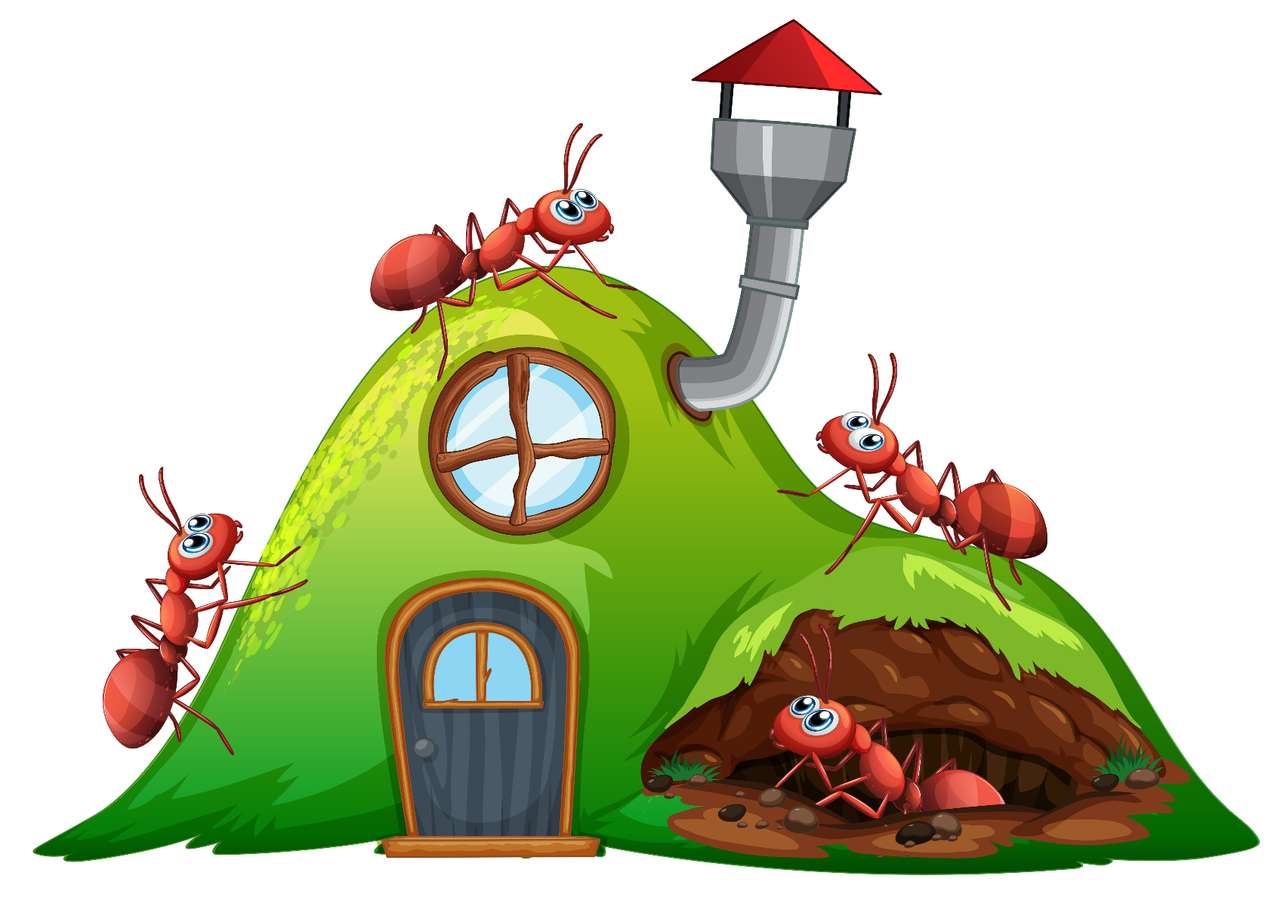 Mravenci-puzzle skládačky online