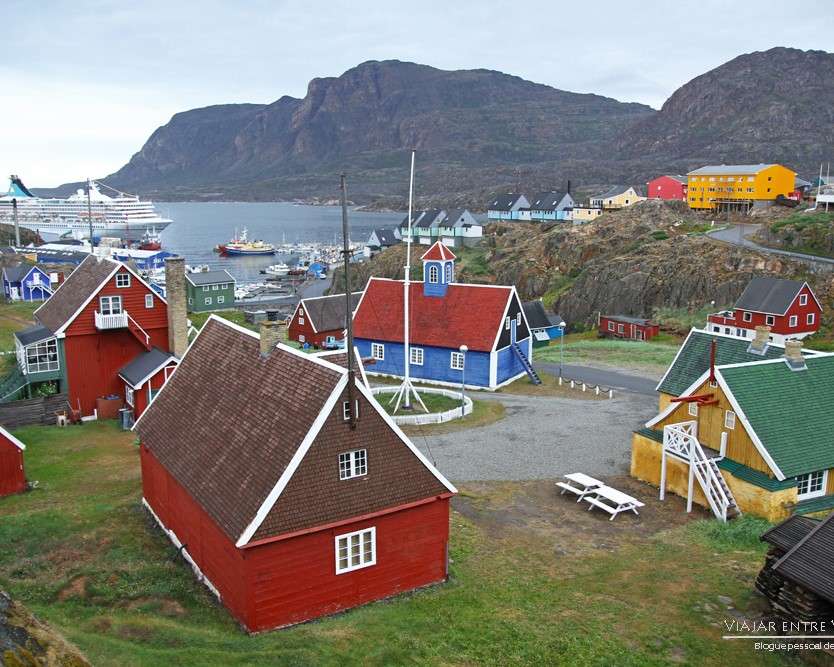 Egy falu a Feröer-szigeteken online puzzle