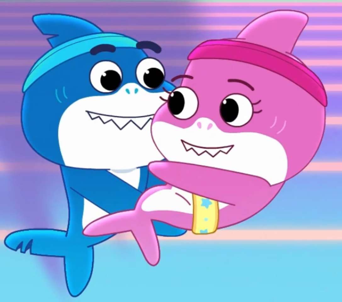 Daddy Shark X Mommy Shark online puzzle