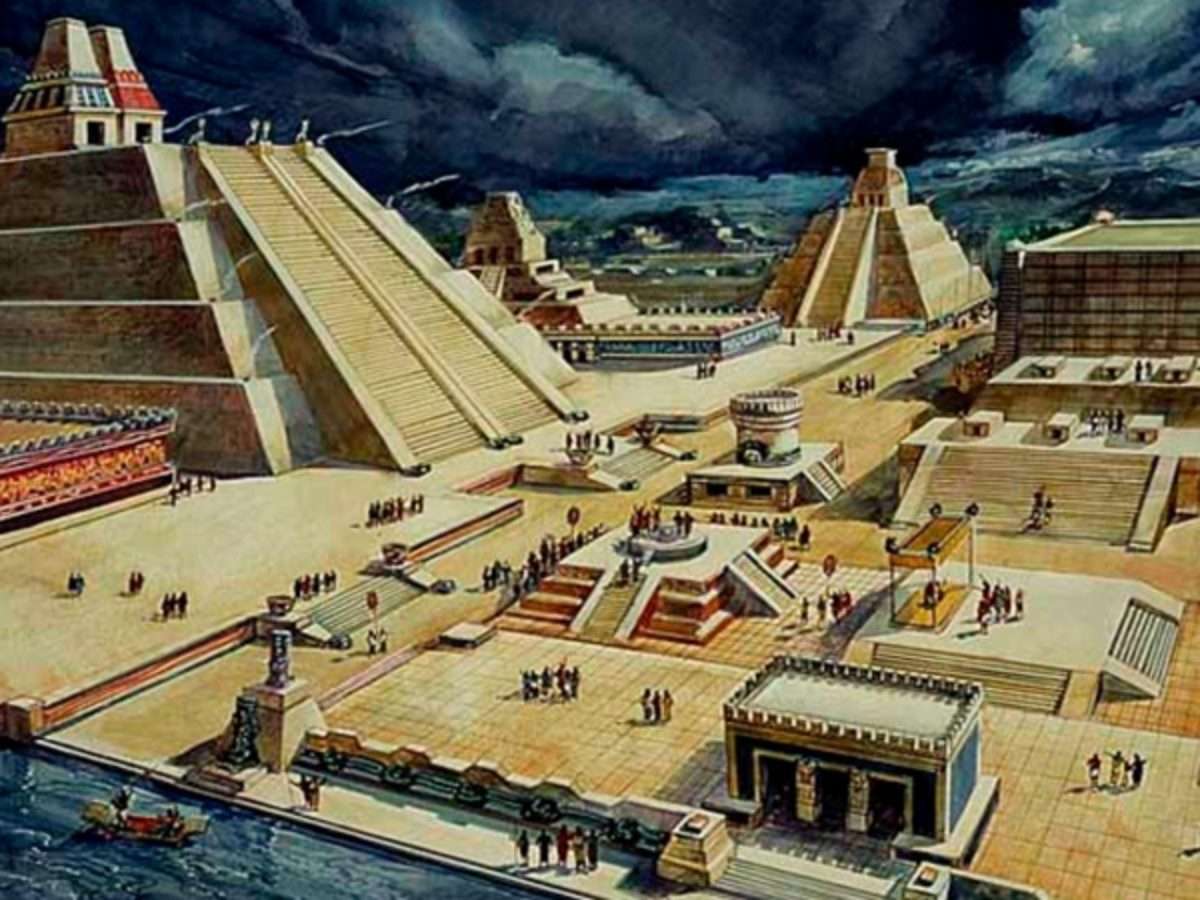 prähispanischer Tempel Online-Puzzle