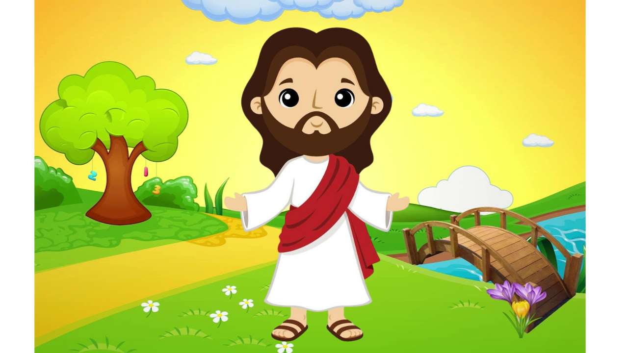 анимированный Иисус пазл онлайн