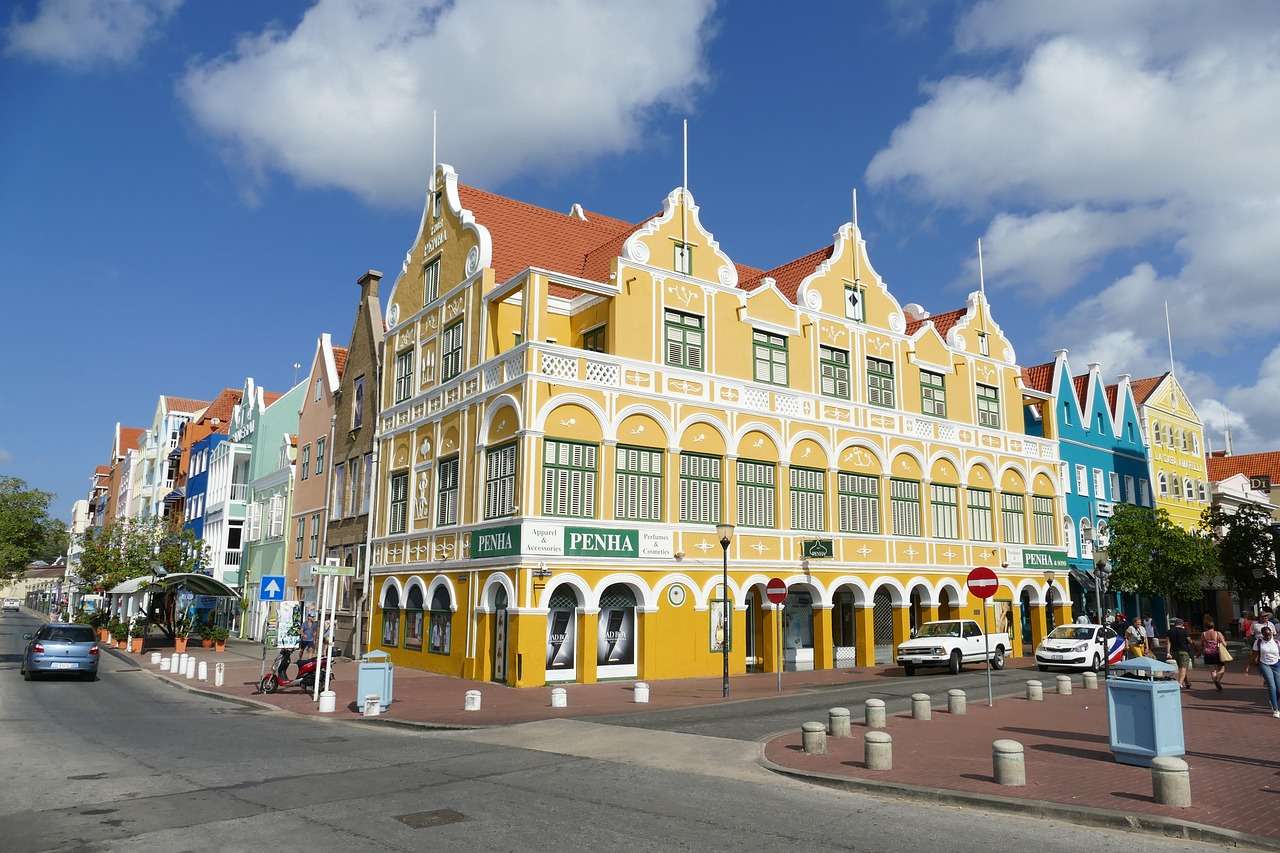 Willemstad, Curacao pussel på nätet
