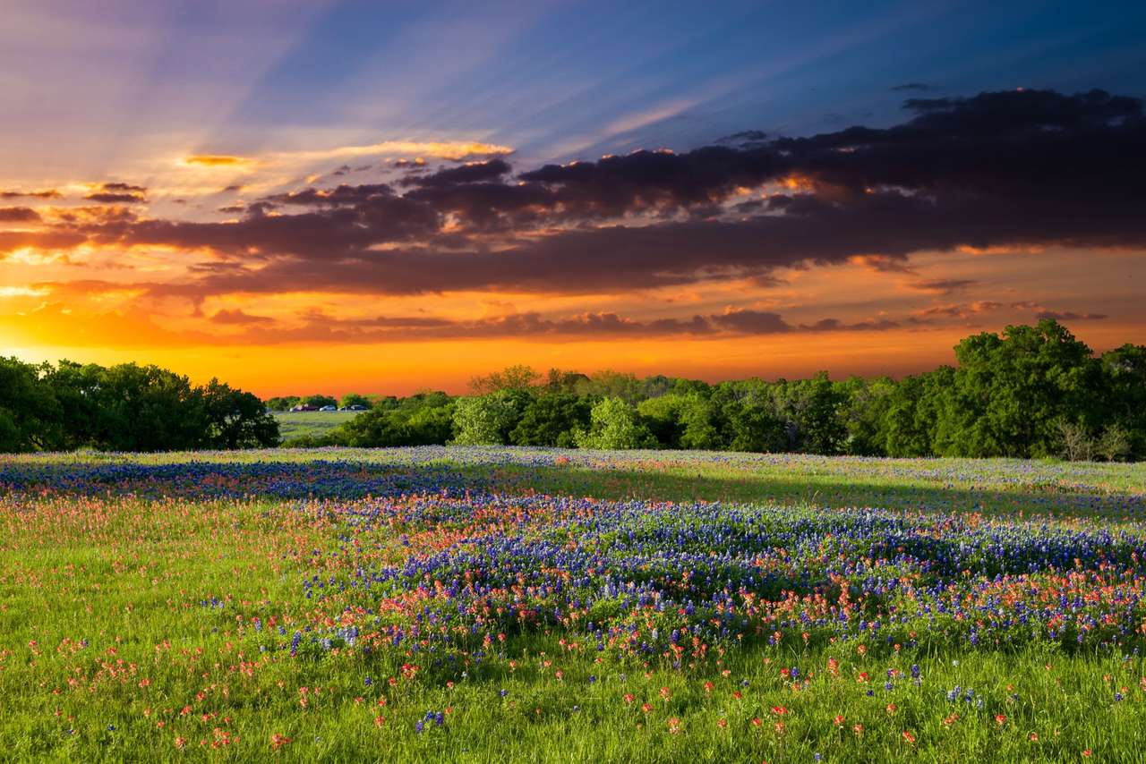 ηλιοβασίλεμα στο Τέξας παζλ online