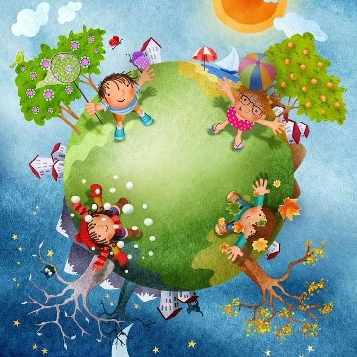 Planet Childhood jigsaw puzzle online