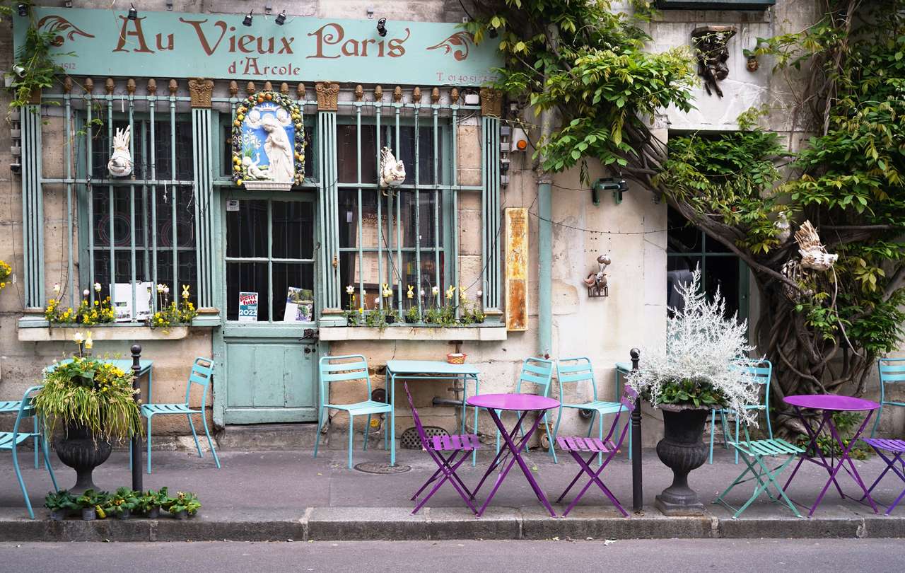 Rue Chanoinesse, Parigi, Francia puzzle online