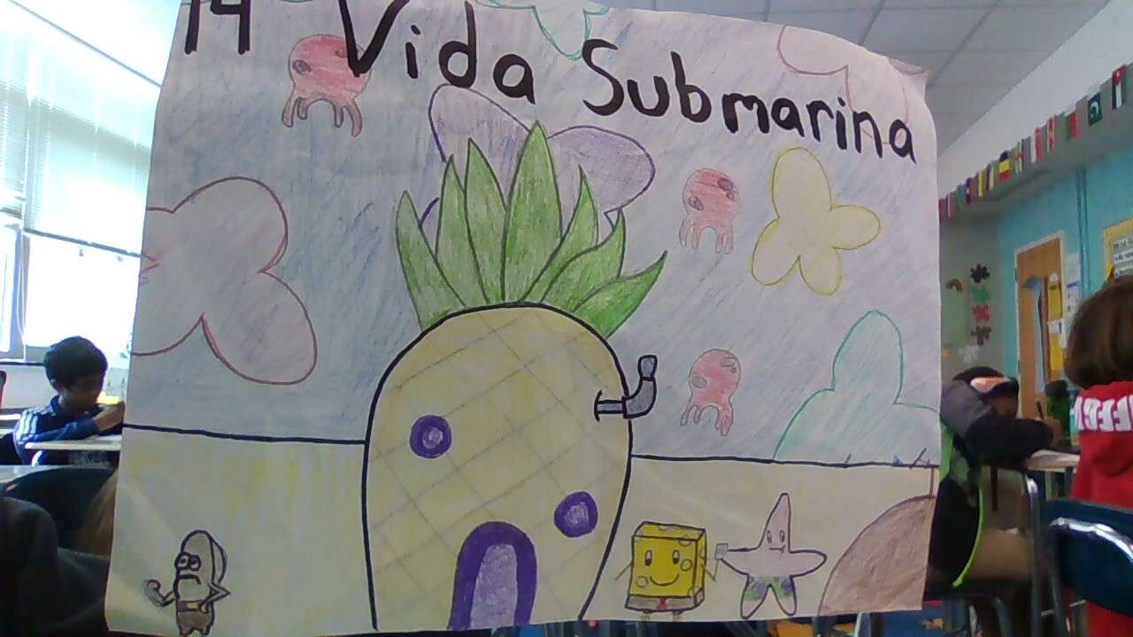 14 Vida Submarina Con Spongebob пазл онлайн