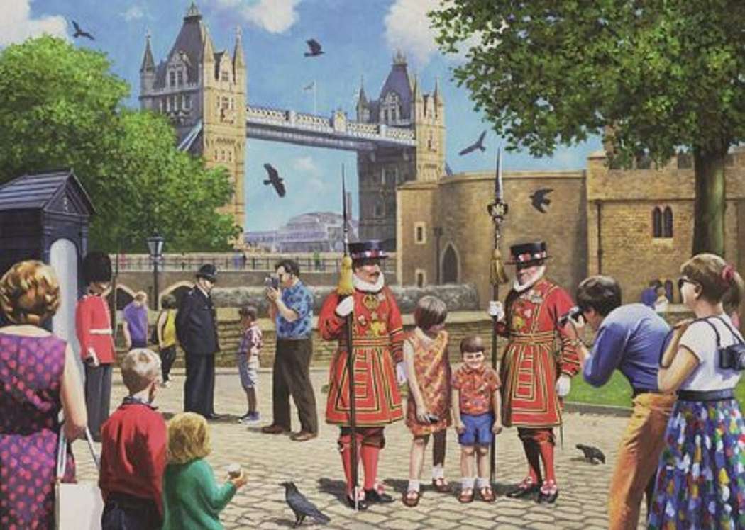 Les Yeoman Warders - Londres - Royaume-Uni puzzle en ligne