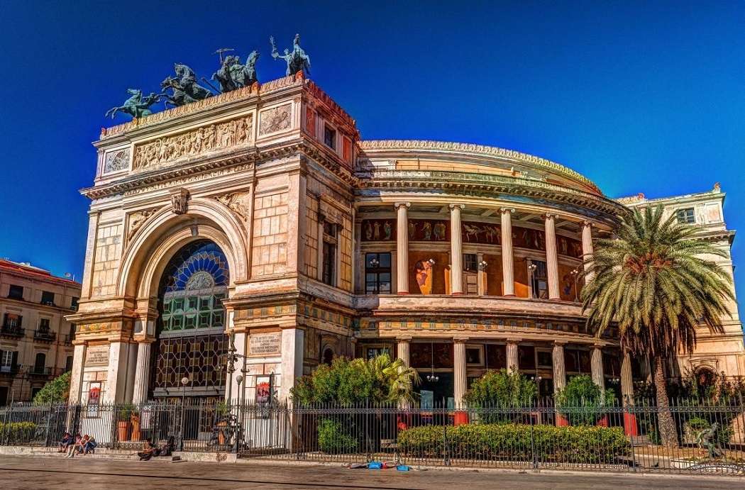 Garibaldi Theater - Palermo - Italië online puzzel