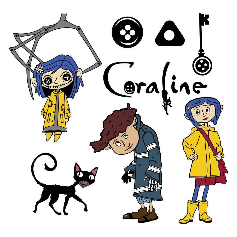 coraline och vänner pussel på nätet