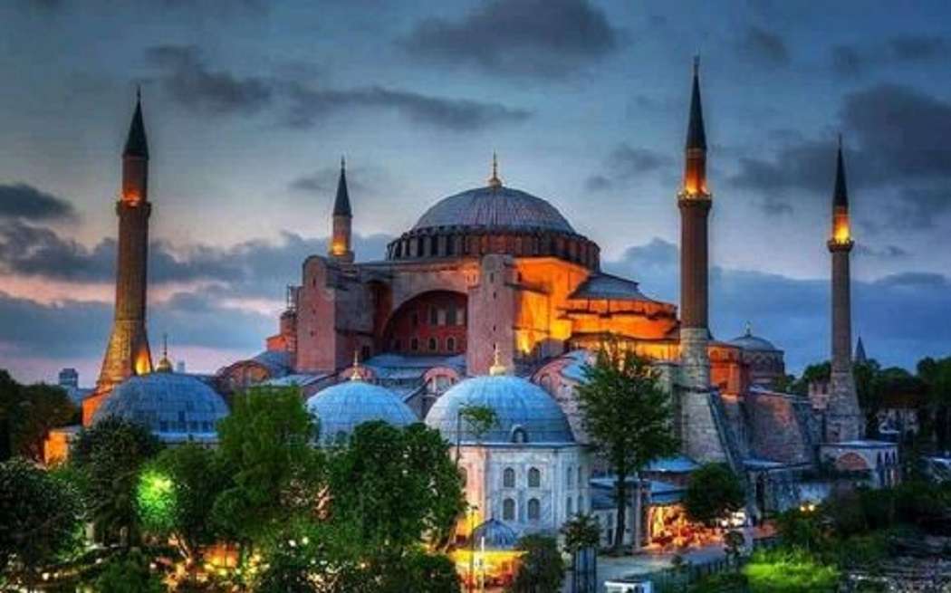 Собор Святой Софии - Стамбул - Турция пазл онлайн