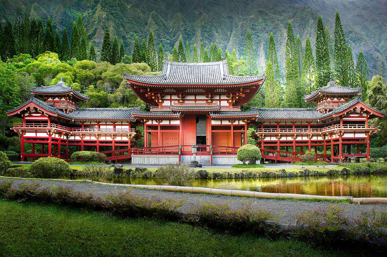 Byodo-In Tempel, Japan online puzzel