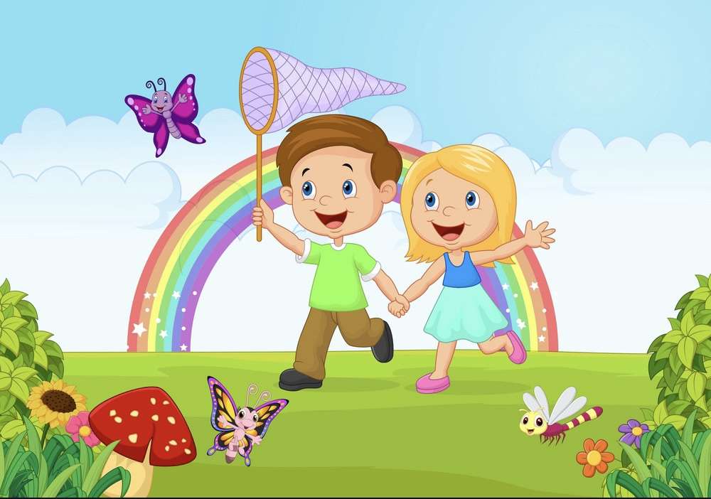 「夏がやって来ました。子供たちに喜びをもたらしました！」 ジグソーパズルオンライン