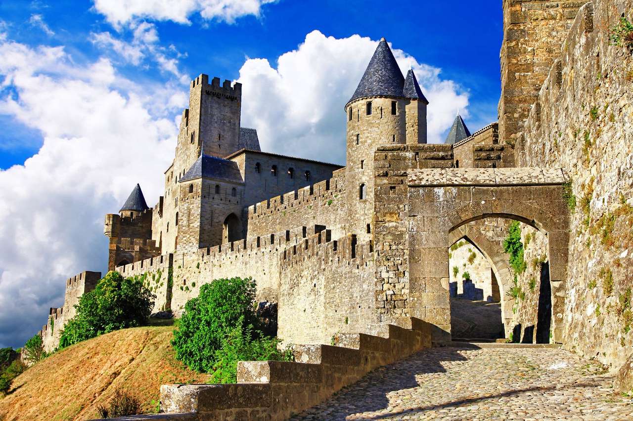 Carcassonne online puzzle