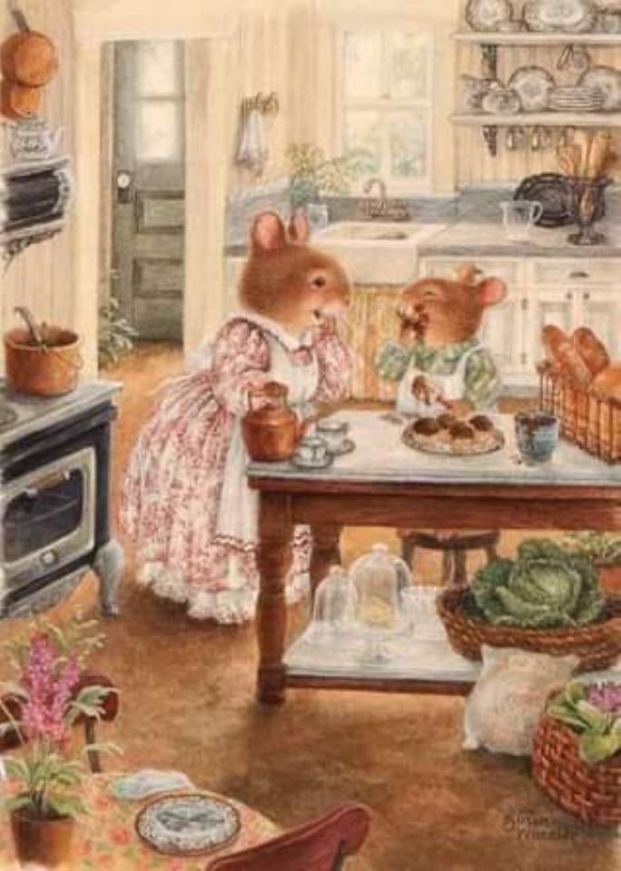 vaření s mámou králíkem skládačky online