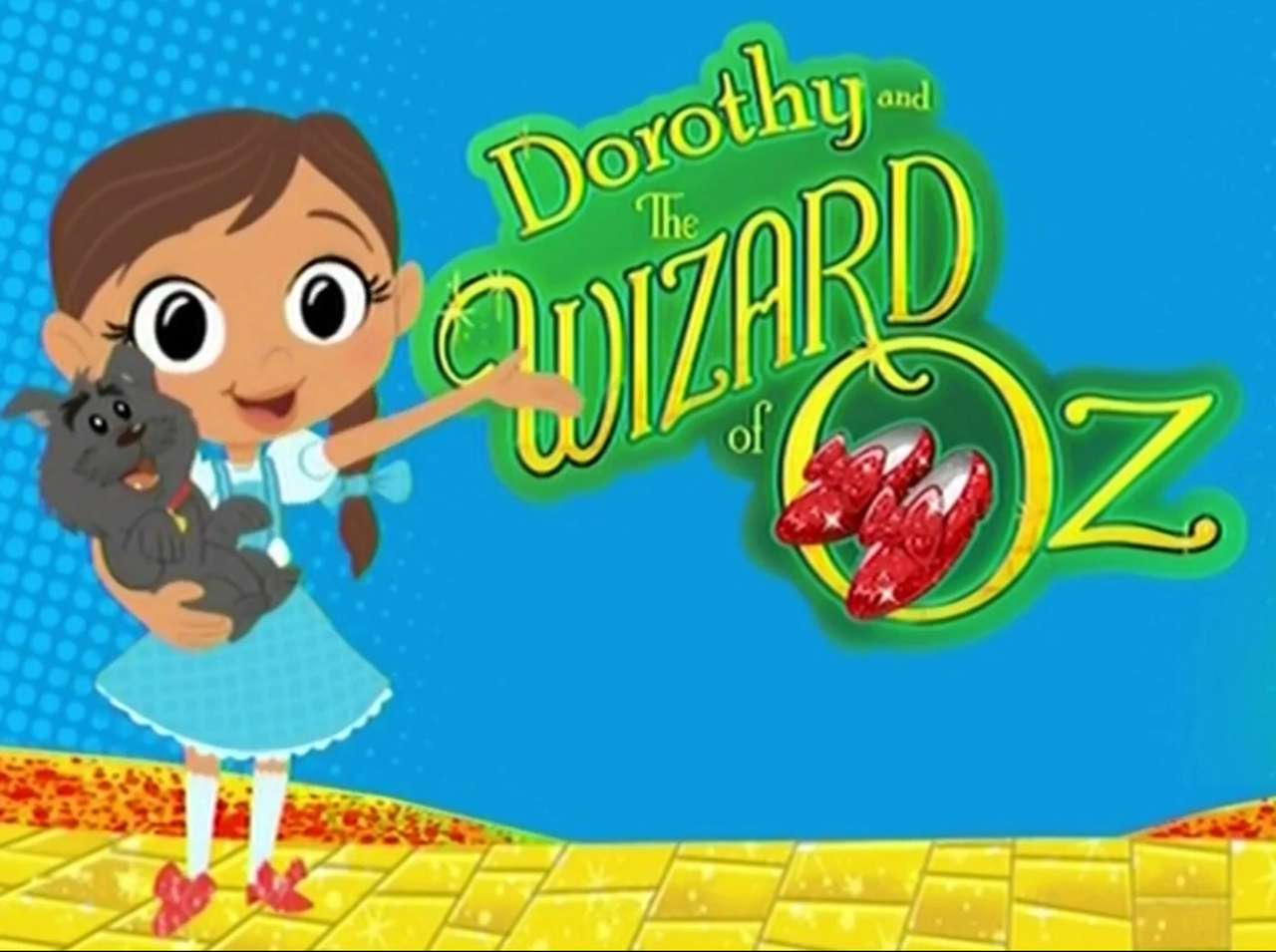 Dorothy und der Zauberer von Oz Hintergrundbild Online-Puzzle