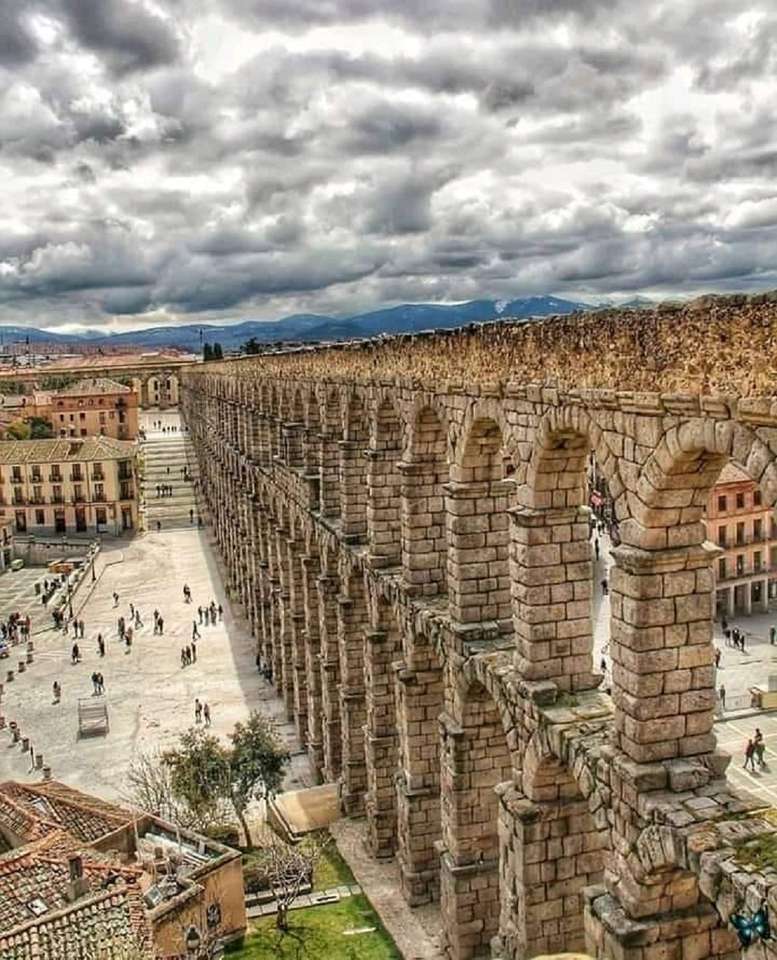 Acueducto de Segovia - España rompecabezas en línea