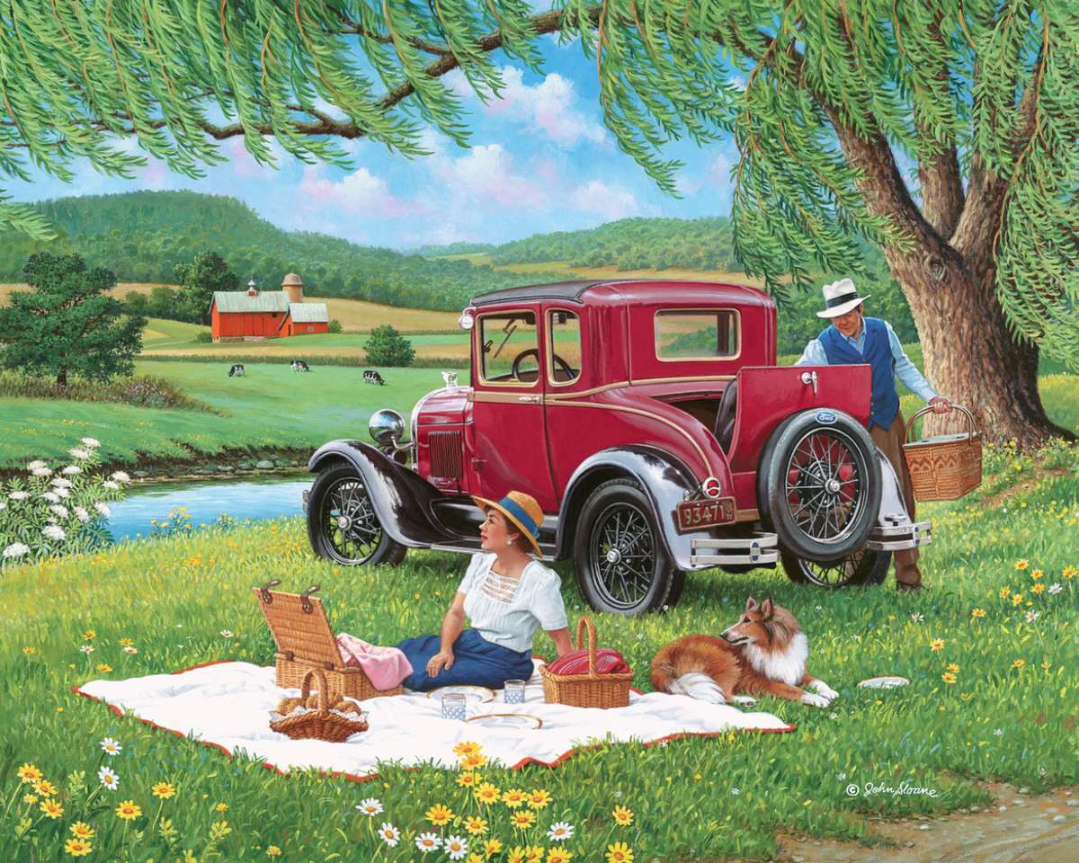 a picnic afternoon online puzzle