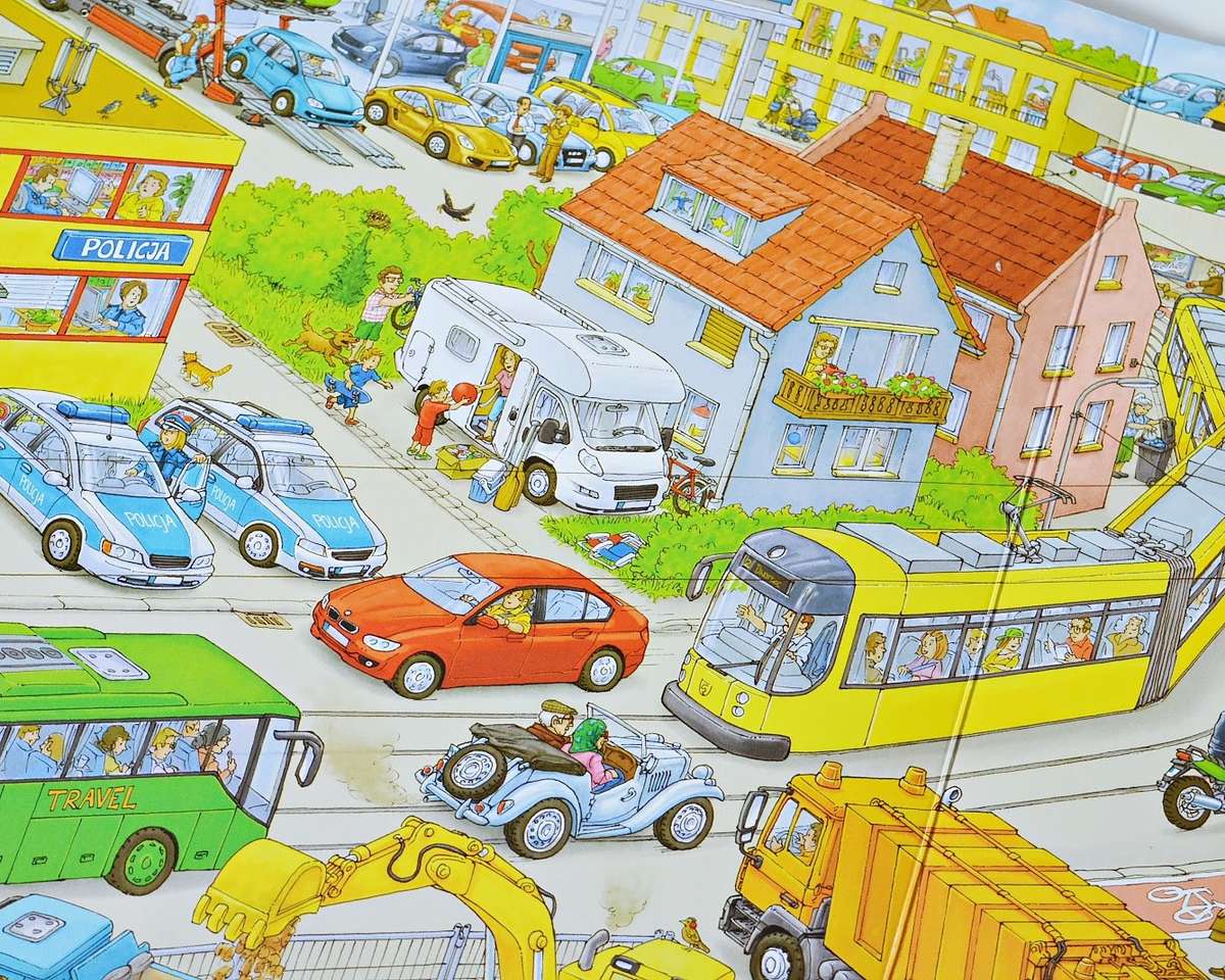 Transportmittel in der Stadt Puzzlespiel online