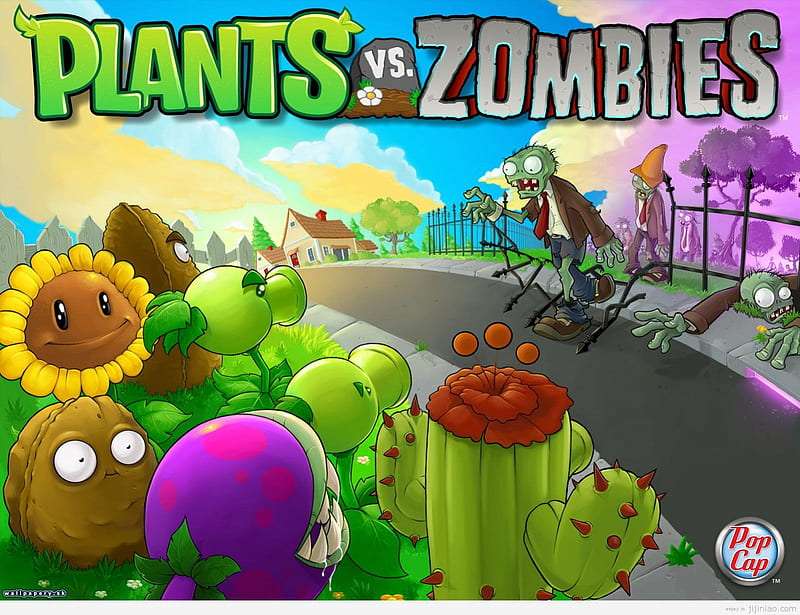 növények vs zombi online puzzle