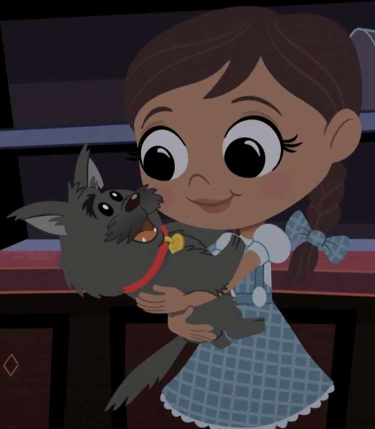 Dorothy Gale och Toto❤️❤️❤️❤️❤️ Pussel online