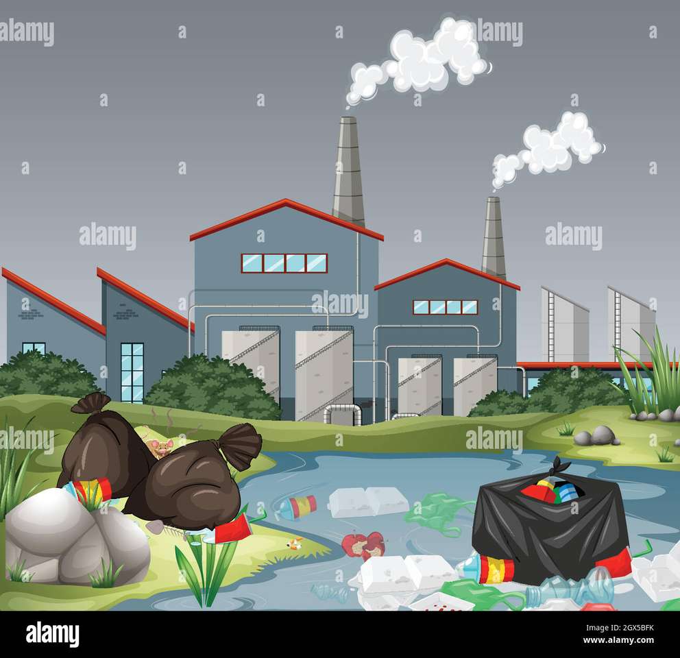 WATER, SOIL AND AIR POLLUTION jigsaw puzzle online