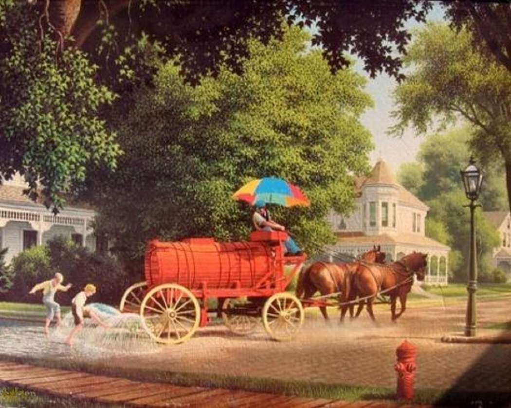 watering the streets jigsaw puzzle online